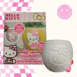 Hello Kitty Pink and White DIY Planter Kit